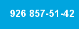926 857-51-42